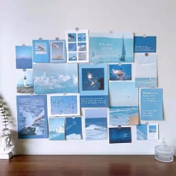 20PCS,Nordic Theme Wall Collage Kit Aesthetic Picures Room Decoration,Gift Postcards Set, Nordic Wall Art Poster For Teen Girls
