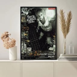 Classic Movie Horror Thriller Silent Hill Canvas Wall Art Home Decor Room Decor Digital Painting Living Room Restaurant