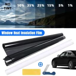 Window Tint Film for Cars Privacy Car Shade Front Windshield Heat & UV Block Blackout Window Film Auto Car Windshield Sun Shade