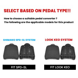 Bicycle Pedal Adapter for SPD SL for KEO System Road Bike Pedals Converter Bicycle Clipless Pedal Platform Adapter Cycling Parts
