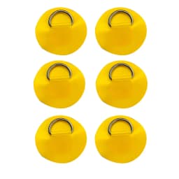 6.5CM D-Ring Patch for Inflatable Boat Kayak Dinghy SUP D-Ring PVC Patch Stand-Up Paddleboard Canoe Rafting Rope Ring Patch