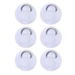 6.5CM D-Ring Patch for Inflatable Boat Kayak Dinghy SUP D-Ring PVC Patch Stand-Up Paddleboard Canoe Rafting Rope Ring Patch