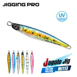 JIGGING PRO Jugulo Jig 15g 20g 30g 40g 60g Casting Jig Shore Metal Jig Lure Saltwater Fishing Tackle