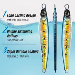JIGGING PRO Jugulo Jig 15g 20g 30g 40g 60g Casting Jig Shore Metal Jig Lure Saltwater Fishing Tackle