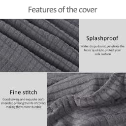 2pcs Sofa Arm Covers Comfortable Soft Armrest Cover High-Grade Spandex Stretch Arm Caps Waterproof Dustproof Furniture Protector