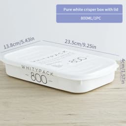 Japanese Frozen Meat Packaging Box Food Grade Refrigerator Storage Fruit Vegetable Preservation Prepare The Dishes Divided Box