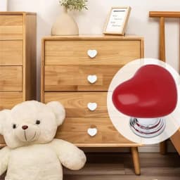 Handle Toilet Press Button Heart Shaped Press Tank Push Switch Toilet Bathing Room Decor Water Press Flush Button Home Tools