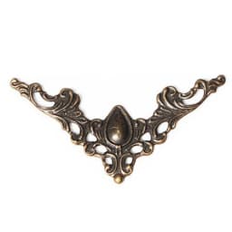 12Pcs Jewelry Iron Case Scrapbook Box Desk Corner Decorative Guard Crafts