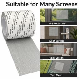 5/10cm Width Window Mosquito Net Repair Tape Self-Adhesive Window Screen Repair Patch Anti-Insect Fly Mesh Broken Holes Tape
