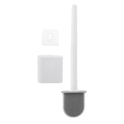 Deep-Cleaning Silicone Toilet Bowl Brush Long Handle Silicone Toilet Brush for Home Dormitory Bathroom Accessories