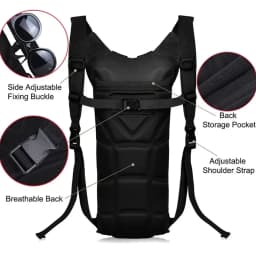 3L Waterproof Water Bag Outdoor Sports Backpack Travel Cycling Mountaineering Tactics Convenient Water Bottle Water Bag