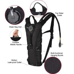 3L Waterproof Water Bag Outdoor Sports Backpack Travel Cycling Mountaineering Tactics Convenient Water Bottle Water Bag