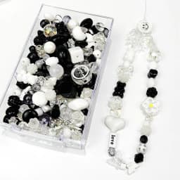 10/30g 8 Style Acrylic Beads Heart Bow Flower Loose Beads For DIY Handmade Phone Chain Bracelet Jewelry Making Accessories
