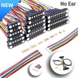 2A DC Magnetic Pogo Pin Connector 2Pin 3Pin 4 5 6 7 8 9 Pin Pogopin Male Female Spacing 2.5/2.80mm Spring Loaded DC Power Socket