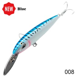 Hunthouse Metal Lip Minnow Fishing Lure Sinking Trolling Hard Bait 140mm 40g Wobblers Saltwater Artificial For Blues Tuna Tackle