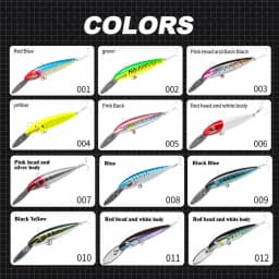 Hunthouse Metal Lip Minnow Fishing Lure Sinking Trolling Hard Bait 140mm 40g Wobblers Saltwater Artificial For Blues Tuna Tackle