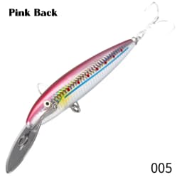 Hunthouse Metal Lip Minnow Fishing Lure Sinking Trolling Hard Bait 140mm 40g Wobblers Saltwater Artificial For Blues Tuna Tackle