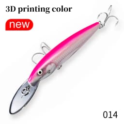Hunthouse Metal Lip Minnow Fishing Lure Sinking Trolling Hard Bait 140mm 40g Wobblers Saltwater Artificial For Blues Tuna Tackle