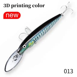 Hunthouse Metal Lip Minnow Fishing Lure Sinking Trolling Hard Bait 140mm 40g Wobblers Saltwater Artificial For Blues Tuna Tackle