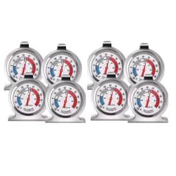 2/4/16pcs Packs Refrigerator Freezer Thermometer Classic Series Large Dial Red Indicator Accurate Temperature for Fridge Cooler
