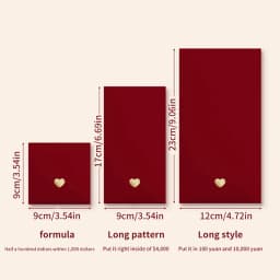 6Pcs/Pack Chinese Red Envelope New Year Spring Festival Children Lucky Money Envelopes Red Packet Gift Envelope Red Bag
