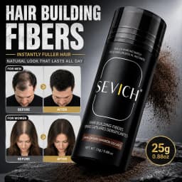 Sevich 25g Hair Building Fibers Powder Hair Loss Products Bald Extension Thicken Hair Spray Jar Keratin
