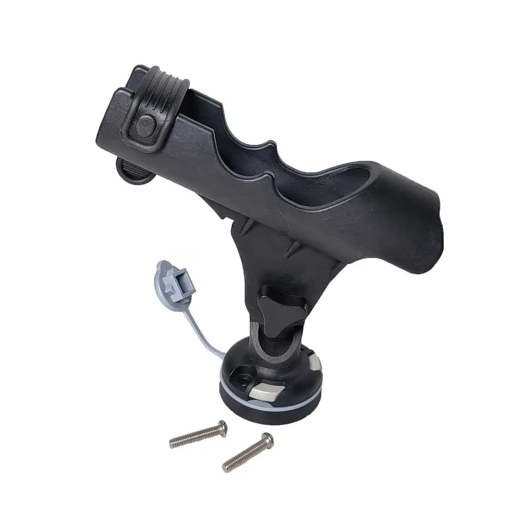 Kayak Fishing Rod Holder Universal Fit Kit Allows for 360-degree Adjustment Canoe Draft Fishing Boat Powerlock Rod Holder