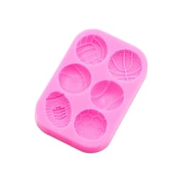 Sports Ball Football Basketball Accessories DIY Jewelry Earrings Silicone Mould Epoxy Flexible Polymer Clay Mold Chocolate Mold