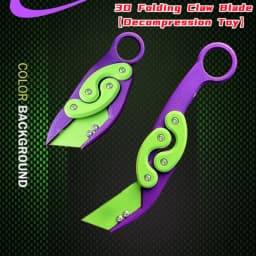 New Knife Fidget Toy 3D Printing Technology Stocking Stuffers Gift With Butterfly Claw Blade Carrot Fidget Toy Stress relief Toy