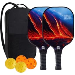 Pickleball Paddles Set-Graphite Carbon Fiber Usapa Approved Lightweight Racquets Set Indoor and Outdoor Exercise For All Ages