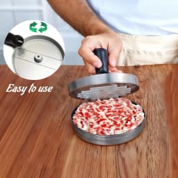 Burger Press Hamburger Meat Tool Patty Maker Aluminum Burger Maker for Kitchen BBQ Grill