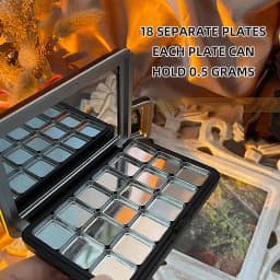 18 Grid Watercolor Pigment Packaging Mini Handmade Moisturizing Storage Box Magnetic Empty Watercolor Palette Nail Art Supplies