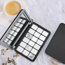 18 Grid Watercolor Pigment Packaging Mini Handmade Moisturizing Storage Box Magnetic Empty Watercolor Palette Nail Art Supplies