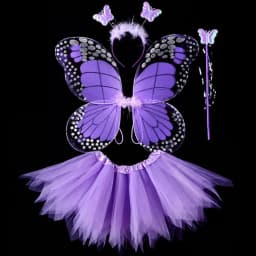 Luminous Wings Flashing Butterfly Skirt Lights Suit LED Children Costume Props Girls Skirts Angel 2-8year Easter Valentines Day