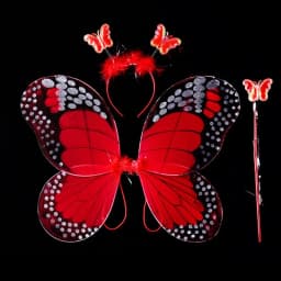 Luminous Wings Flashing Butterfly Skirt Lights Suit LED Children Costume Props Girls Skirts Angel 2-8year Easter Valentines Day