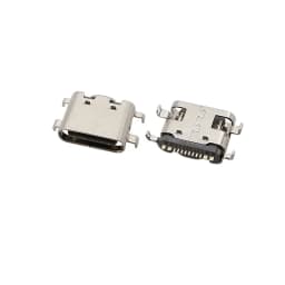 10Pcs USB Connector Type C Female Charging Port Jack 2/6/16 Pin Type-C Socket PCB Soldering SMD SMT DIY Repair Type C Adapter