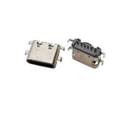 10Pcs USB Connector Type C Female Charging Port Jack 2/6/16 Pin Type-C Socket PCB Soldering SMD SMT DIY Repair Type C Adapter
