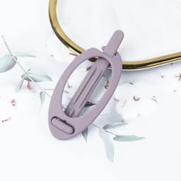 Elegant French Oval Hair Clip Ponytail Fix Artifact Vintage Hairpin Women Back Head Frosted Hairpin Hair Styling Grab Claw Clip