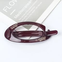 Elegant French Oval Hair Clip Ponytail Fix Artifact Vintage Hairpin Women Back Head Frosted Hairpin Hair Styling Grab Claw Clip