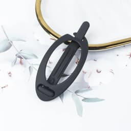 Elegant French Oval Hair Clip Ponytail Fix Artifact Vintage Hairpin Women Back Head Frosted Hairpin Hair Styling Grab Claw Clip