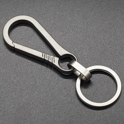 1pc Outdoor Waist Hanging Chain Ring Buckle Beer Bottle Titanium Alloy Carabiner Multi-function Keychain Opener EDC Tool For Men