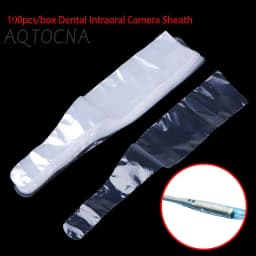 100Pcs/Box Dental Disposable Light Guide Rod Protective Film Sheath Sleeve Cover For Curing Light Sticks