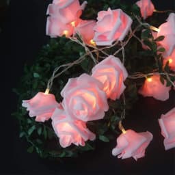 1.5m/4.92ft 10LED Rose Light String For Home Hanging Pendant Wedding Valentine's Day Party Decoration Supplies Wedding Favor