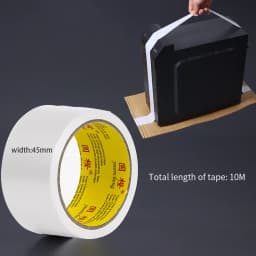 1Roll Super Adhesive Fabric Duct Tape, Carpet Waterproof Tape, High Viscosity,white  Tape, DIY Home Decoration 10 Meter