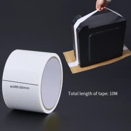 1Roll Super Adhesive Fabric Duct Tape, Carpet Waterproof Tape, High Viscosity,white  Tape, DIY Home Decoration 10 Meter