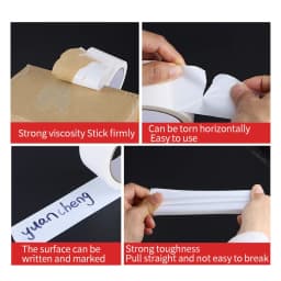 1Roll Super Adhesive Fabric Duct Tape, Carpet Waterproof Tape, High Viscosity,white  Tape, DIY Home Decoration 10 Meter