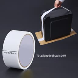 1Roll Super Adhesive Fabric Duct Tape, Carpet Waterproof Tape, High Viscosity,white  Tape, DIY Home Decoration 10 Meter