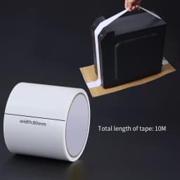 1Roll Super Adhesive Fabric Duct Tape, Carpet Waterproof Tape, High Viscosity,white  Tape, DIY Home Decoration 10 Meter