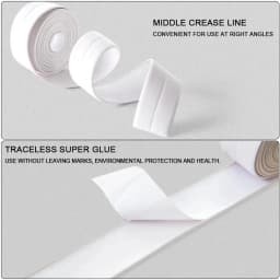 Bathroom Shower Sink Bath Sealing Tapes PVC Adhesive Sealing Strips Waterproof Wall Stickers for Bathroom Kitchen Sealant Tape