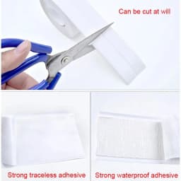 Bathroom Shower Sink Bath Sealing Tapes PVC Adhesive Sealing Strips Waterproof Wall Stickers for Bathroom Kitchen Sealant Tape